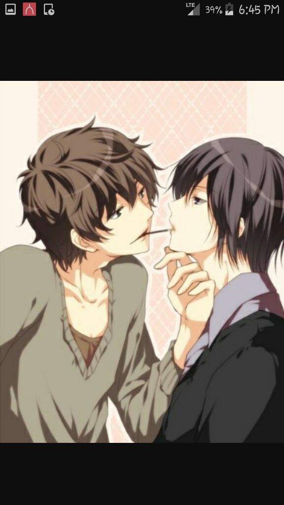 cute gay anime love