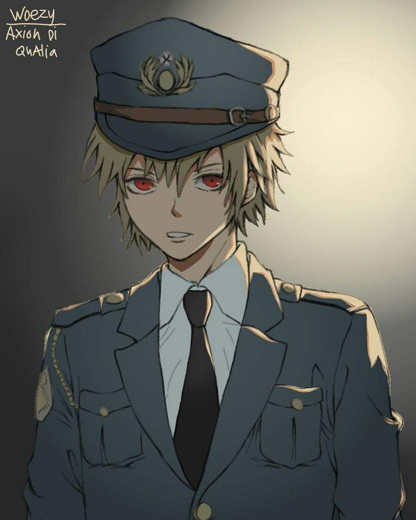 Wip oc japanese police | Anime Art Amino