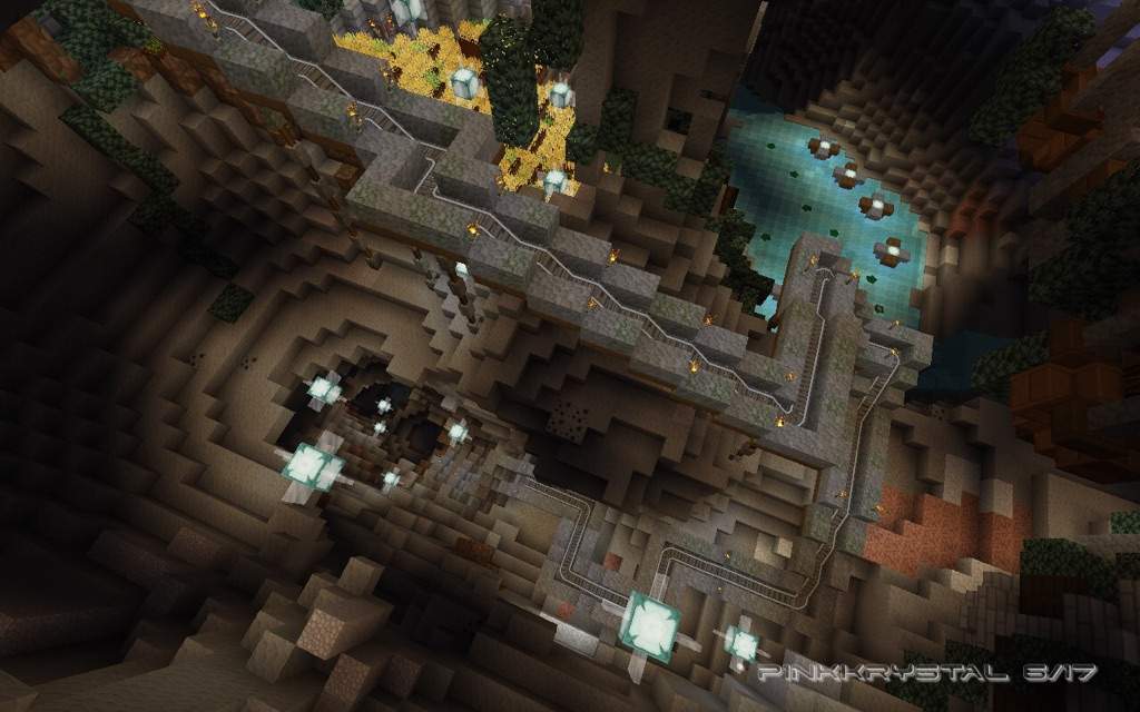 Dwarven Mines (2017 Cave Challenge) | Minecraft Amino