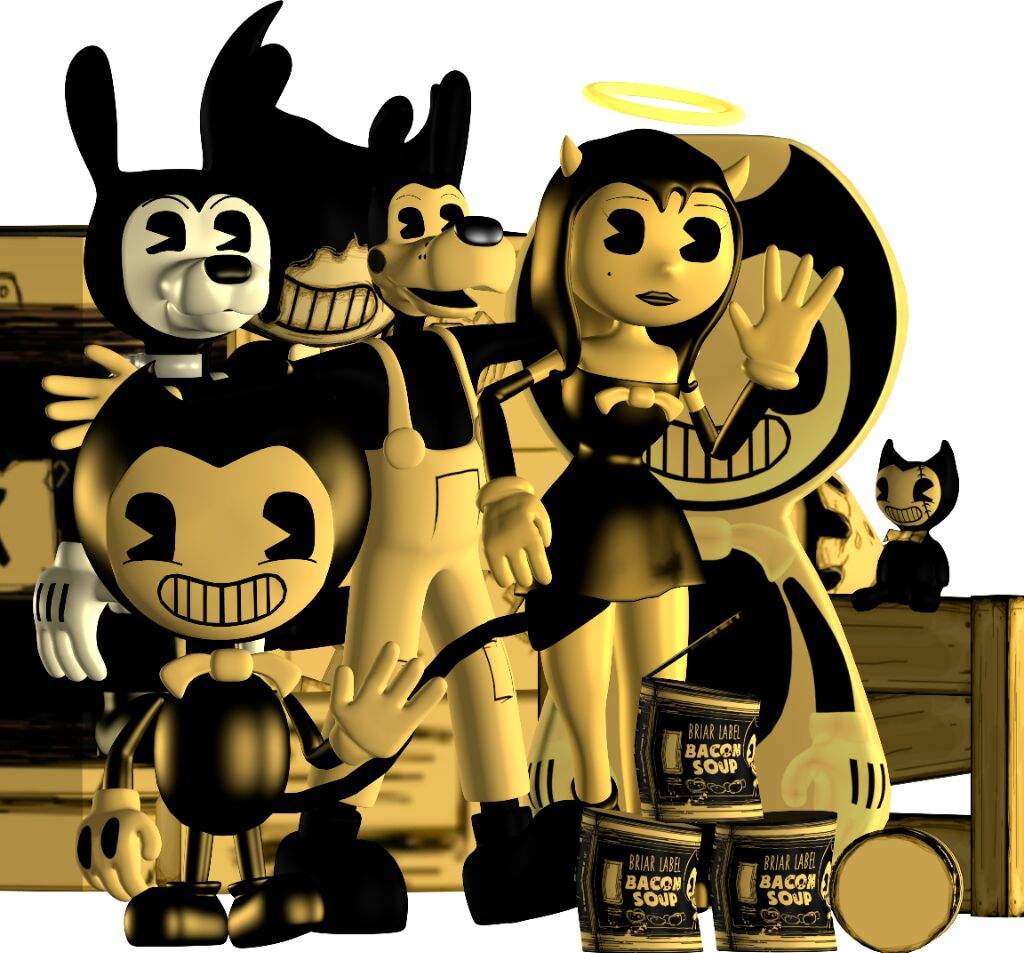 THE WHOLE FAMILY | Bendy and the Ink Machine Amino