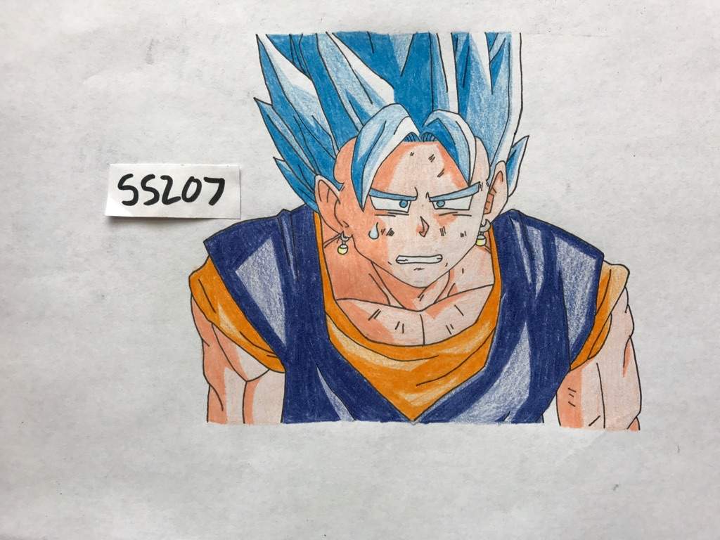 Vegito Blue Drawing | DragonBallZ Amino