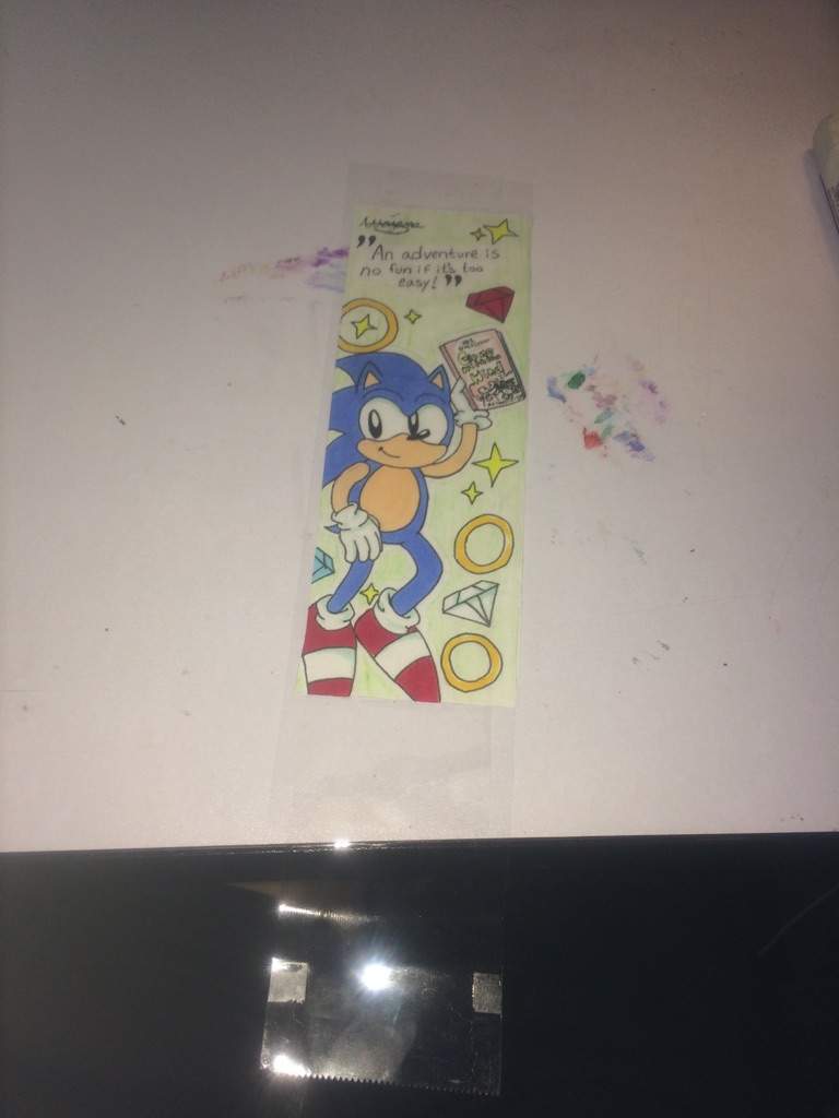 Let's Make! : Sonic the Hedgehog BookMark (E A S Y) [Part 3] | Sonic ...