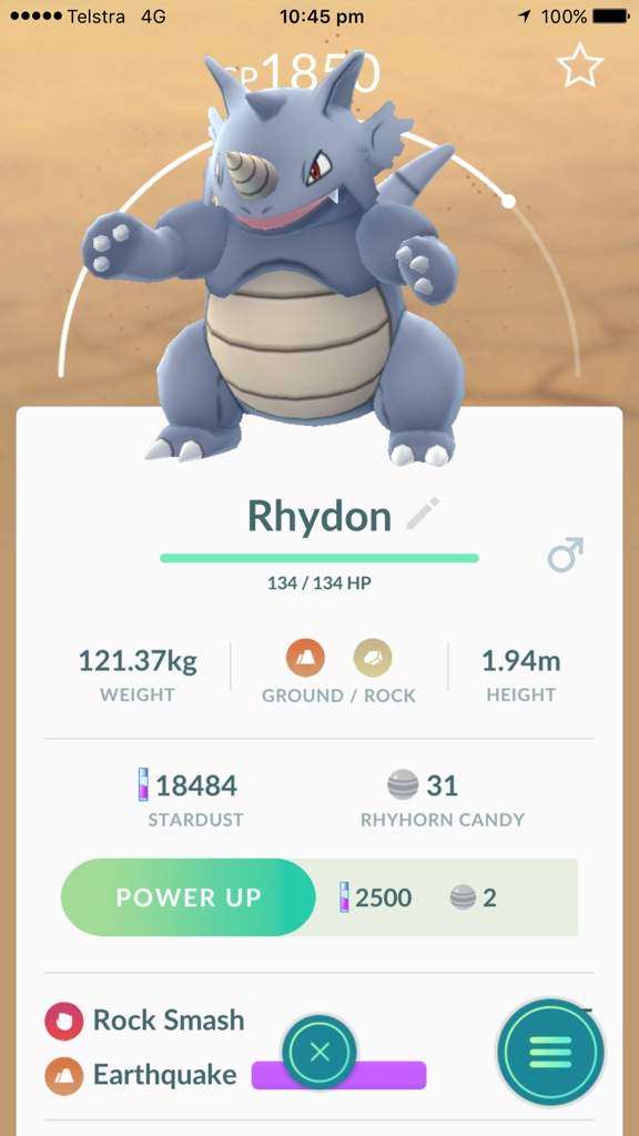 pokemon go rhydon raid