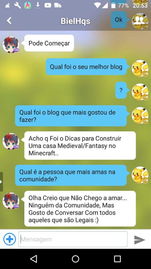 Entrevista 2 Com Bielhqs Minecraft Brasil Amino
