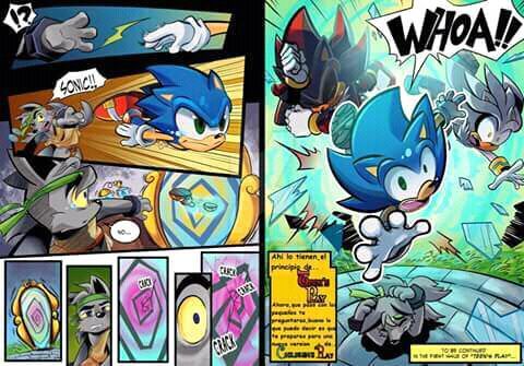 Comic de Sonic,Shadow y Silver :3 | Sonic the Hedgehog Español Amino