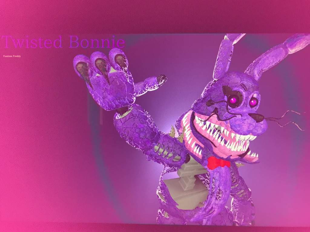 Twisted Bonnie Poster Five Nights At Freddys Amino 4550