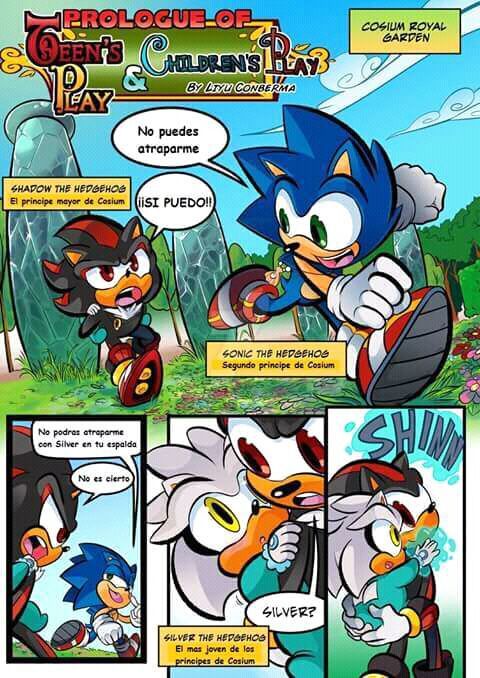 Comic de Sonic,Shadow y Silver :3 | Sonic the Hedgehog Español Amino