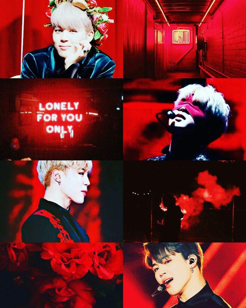 Jimin Red Aesthetic Army Shippers Amino