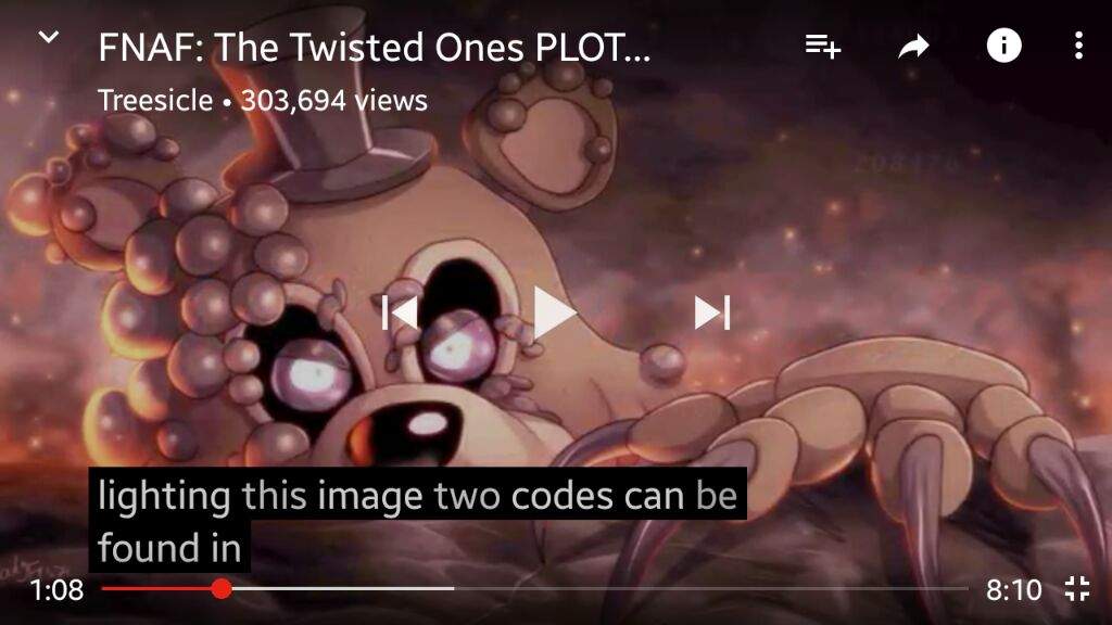 treesicle fnaf the twisted ones