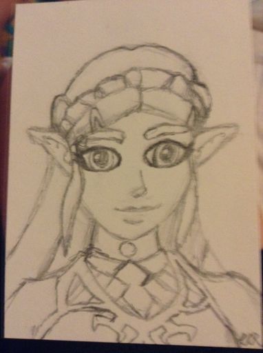 Awesome BotW Zelda Sketch! | Video Games Amino