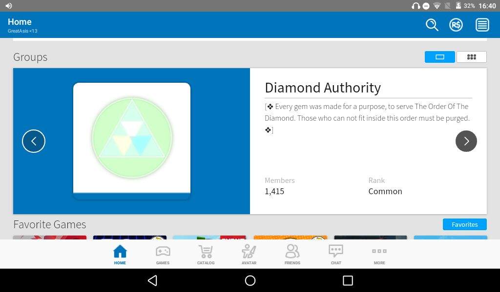 My Groups Roblox Amino - diamond authority roblox
