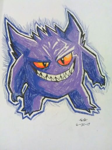 Weird Gengar drawing | Drawing Amino