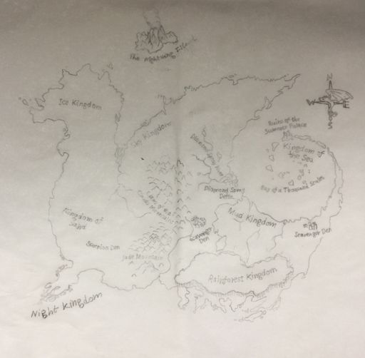 Map of Pyrrhia | Wings Of Fire Amino