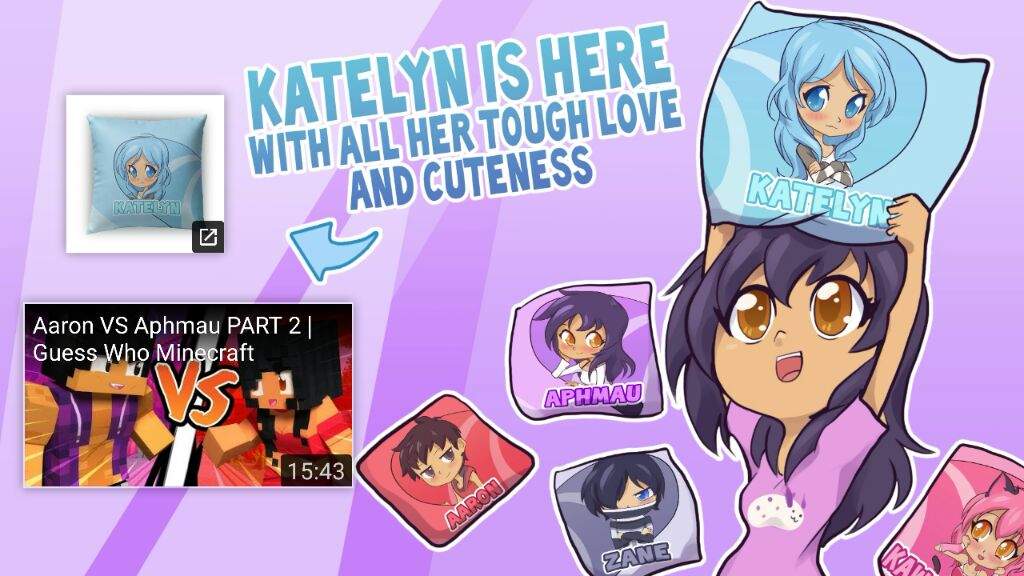 Katelyn Pillows Are Now Out Aphmau Amino 4637