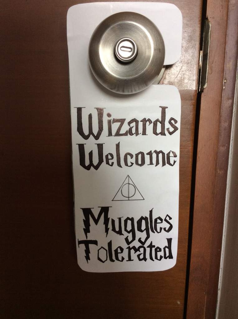 HP Door Sign DIY | Harry Potter Amino