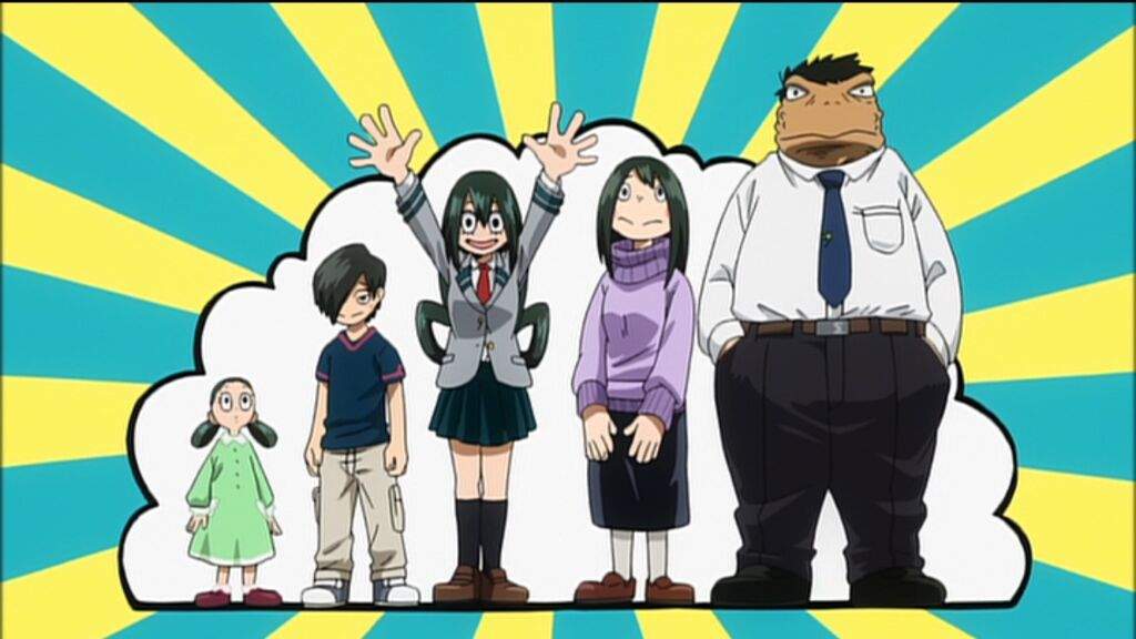 🐸la familia de Tsuyu Asui (la chica rana) 🐸 | •Anime• Amino