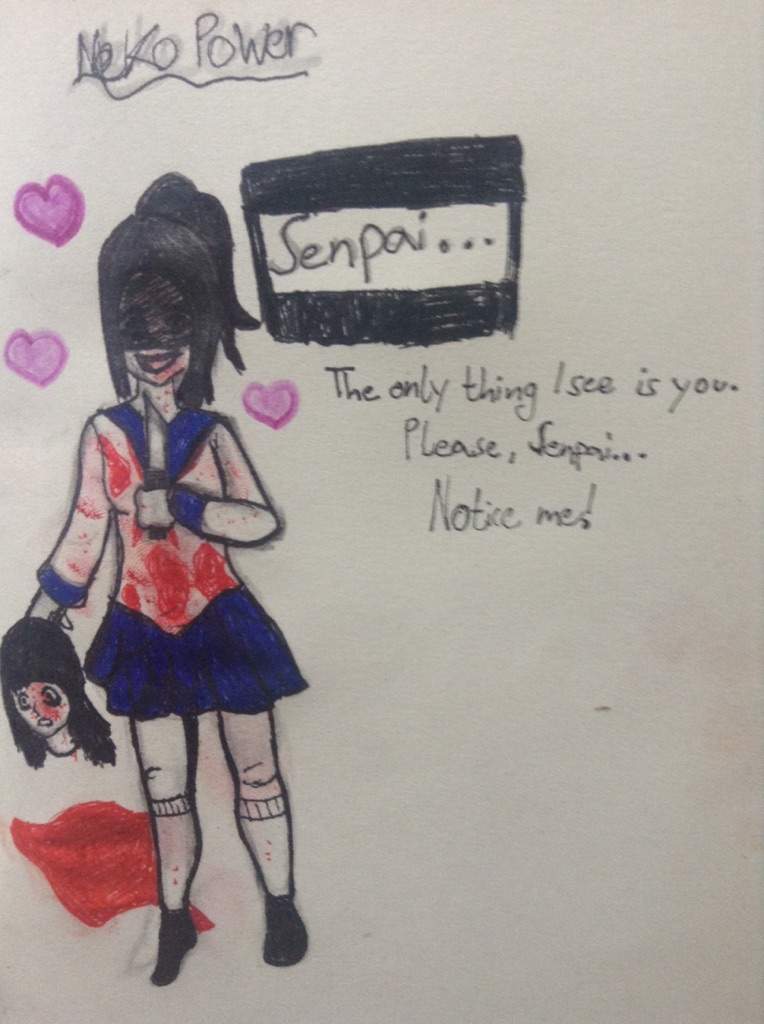 Ayano drawing: Tunnel vision | Yandere Simulator💜 Amino