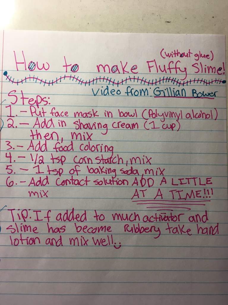 make slime without glue or activator