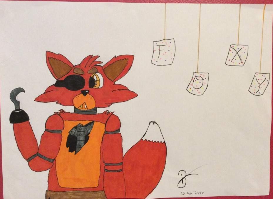 Foxy Fnaf 1 Draw Five Nights At Freddys Amino - 