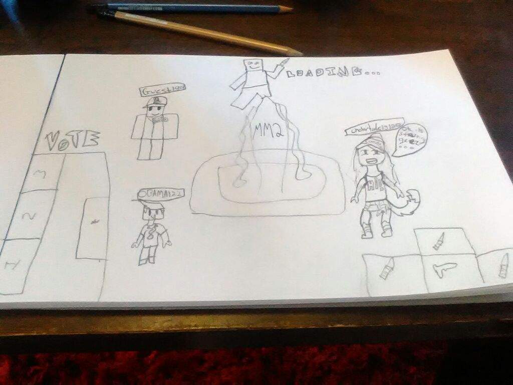 Mm2 Roblox Drawing Artist Heaven Amino - mm2 values roblox amino