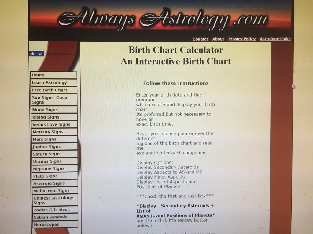 Always Astrology Free Birth Chart