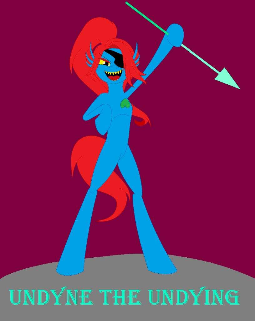 I Had To Make It Undyne Mlp Undertale Amino