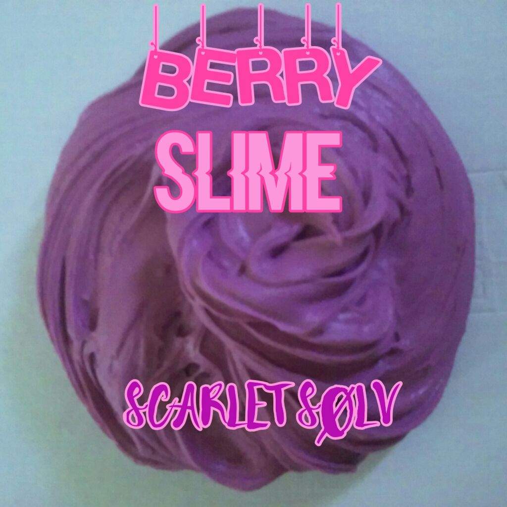 Berry Slime 💙slime Amino💙 Amino