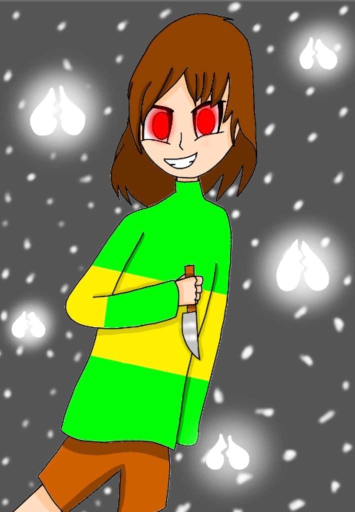 Chara (im out of ideas for the title) ~Collab~ | Glitchtale Amino