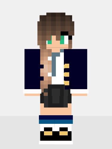 Minecraft Girl Skins School Uniform