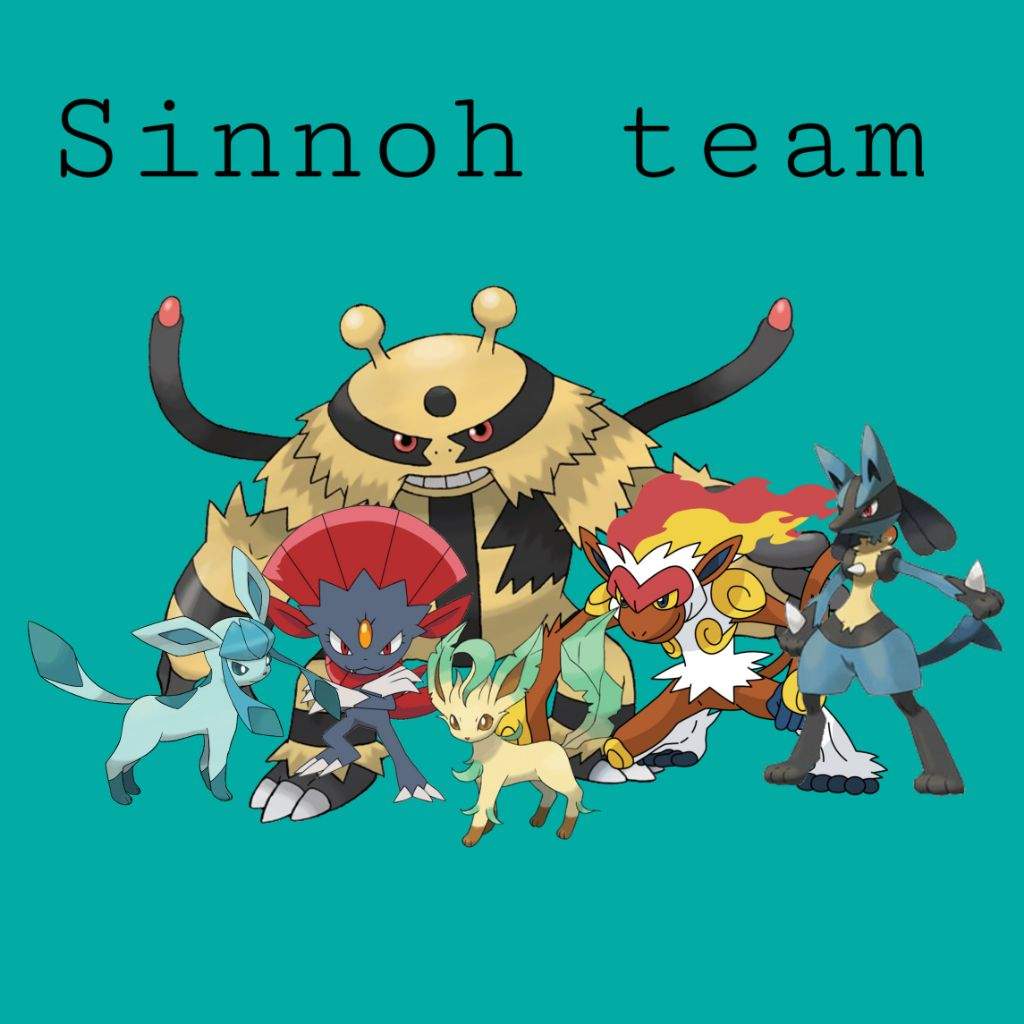 Sinnoh team | Wiki | Pokémon Amino