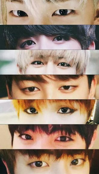 GUESS THE BTS MEMBERS BY THEIR EYES | K-Pop Amino