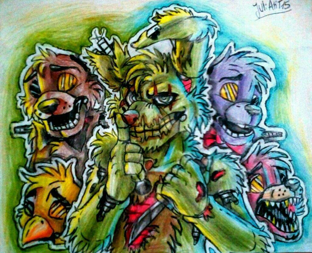 Las almas de los niños y springtrap | FNaF Amino [ Español ] Amino