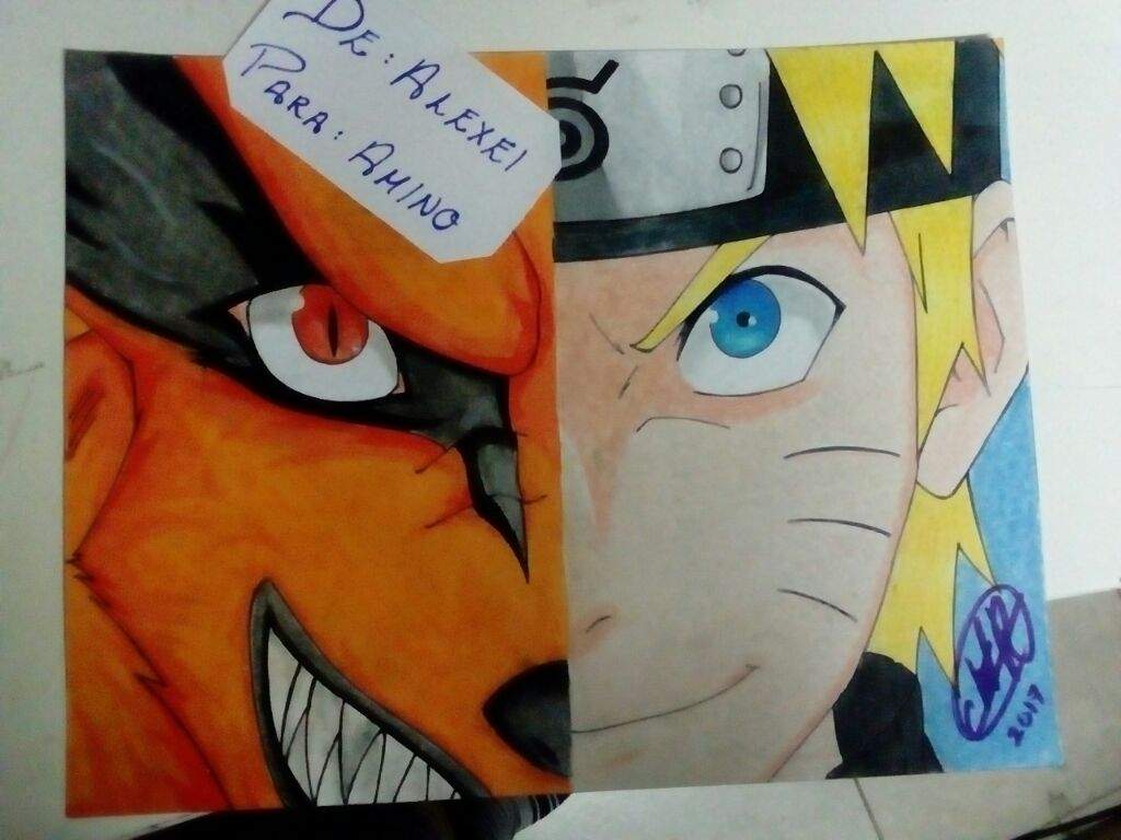 Dibujando A Naruto Con Kurama Shippuden Anime Amino