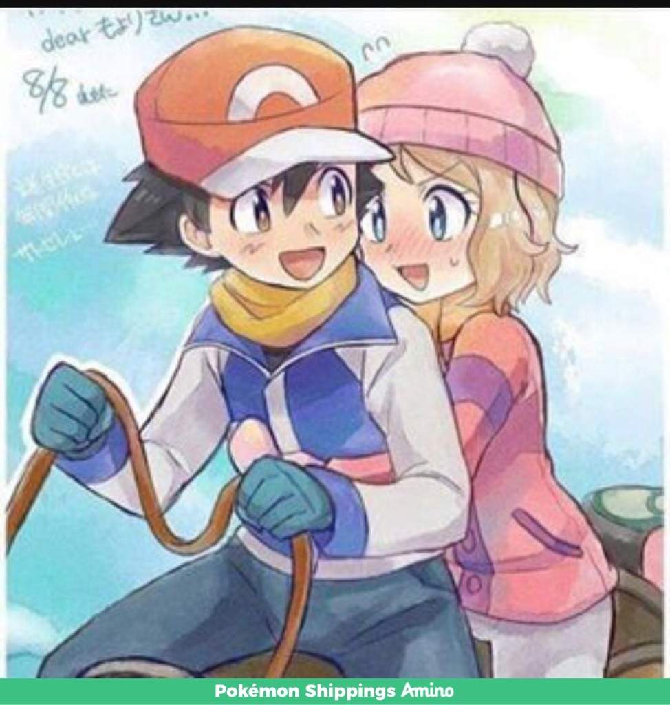 Ash And Serena Playing In The Snow | Wiki | Amourshipping Amino