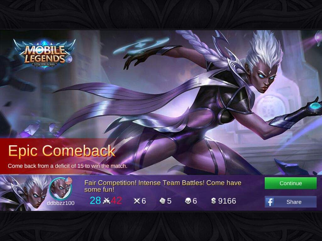 My First Match With Karrie Mobile Legends Amino Amino