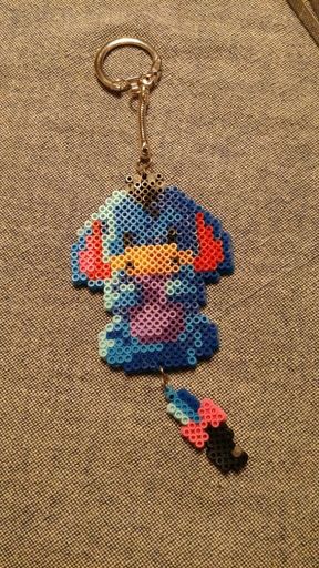 Perler Bead Eeyore Keychain | Crafty Amino