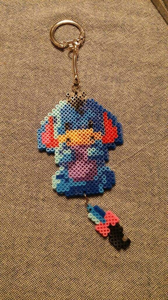 Perler Bead Eeyore Keychain | Crafty Amino