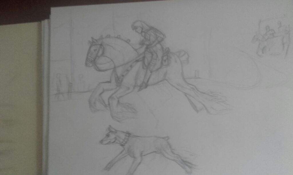 And her horse lara Rough Magic: