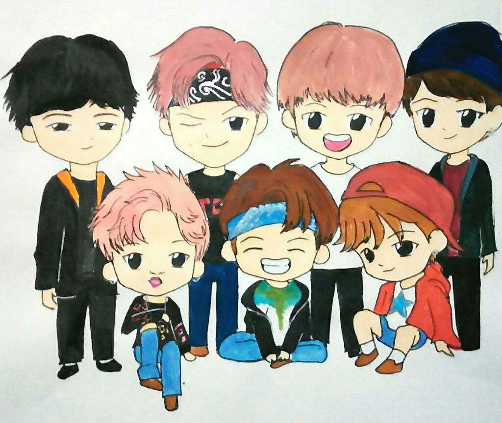  BTS  chibi  YNWA concept ARMY  s Amino