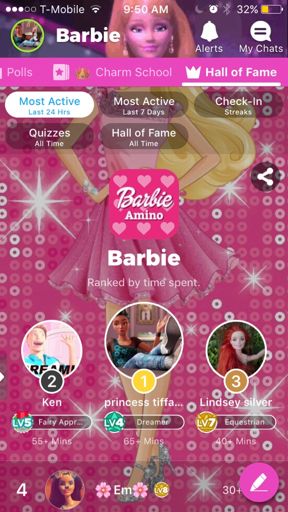 Most Active on Barbie Amino?! | Barbie Amino