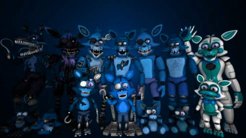 blacklight foxy blue