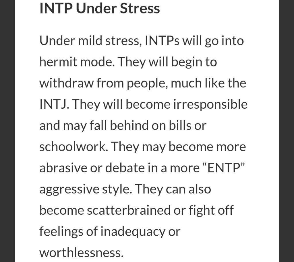 Intp Dark Side Myers Briggs Mbti Amino