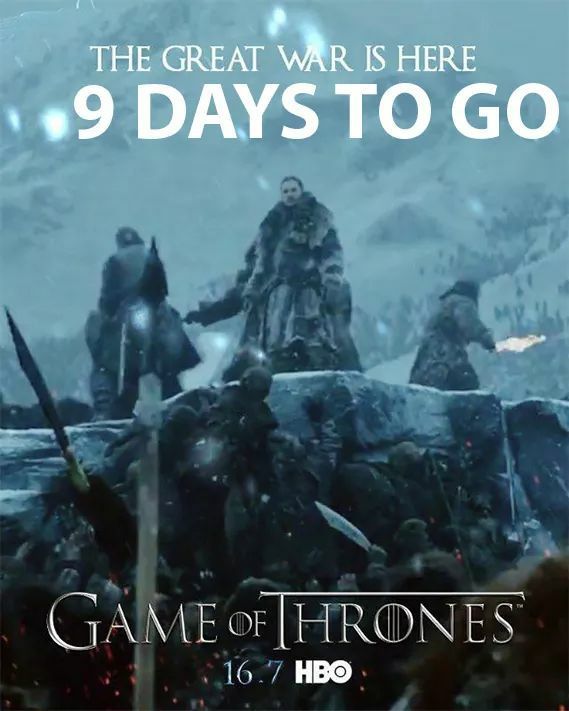 game of thrones countdown