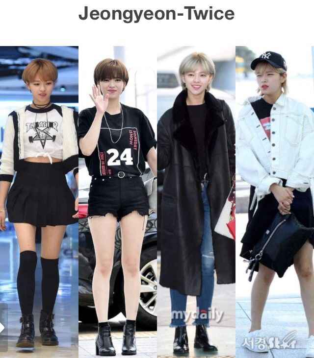 JEONGYEON BEST OUTFITS ❤ | Twice (트와이스)ㅤ Amino