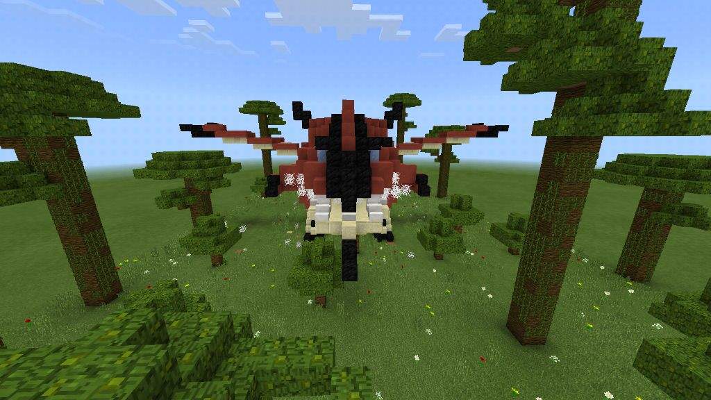 Flying Wyvern Build! | Minecraft Amino