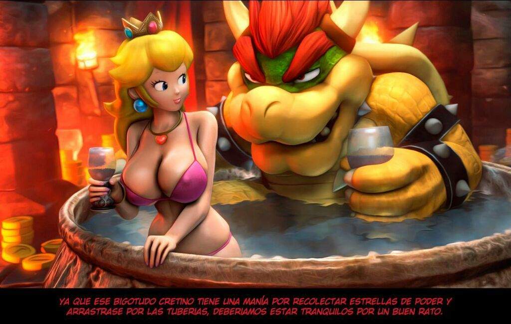 PORQUE BOWSER SECUESTRA A PEACH (COMIC) 