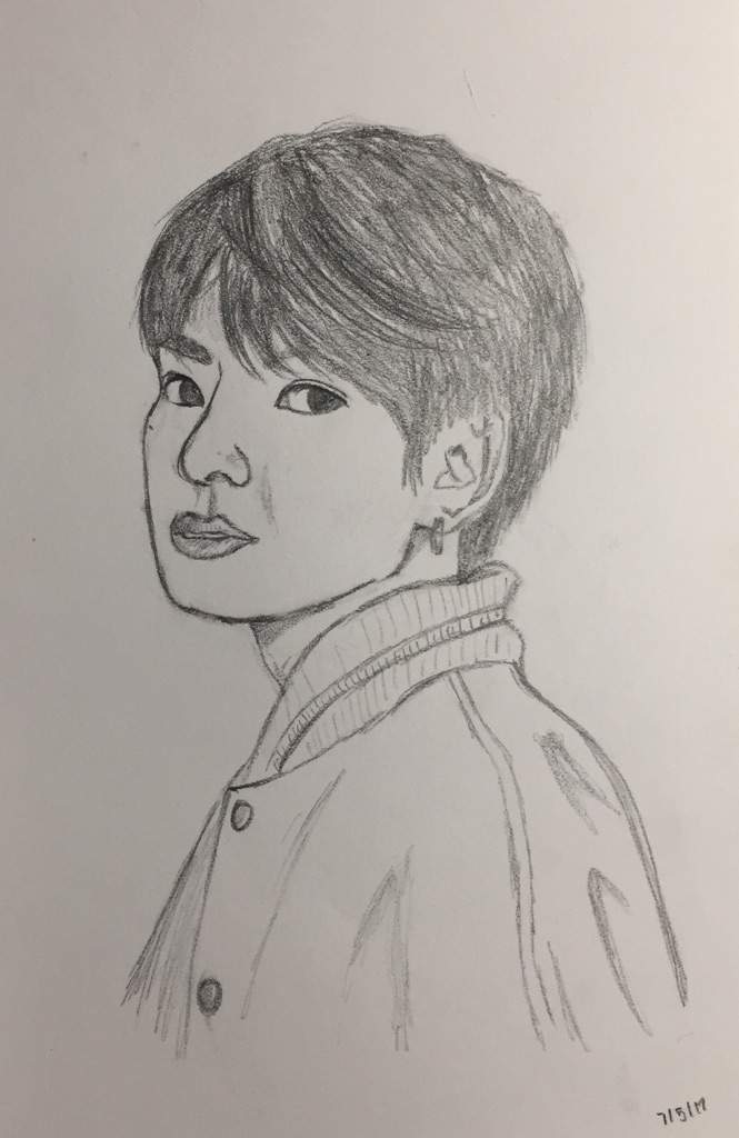 Jungkook Pencil Sketch | ARMY's Amino