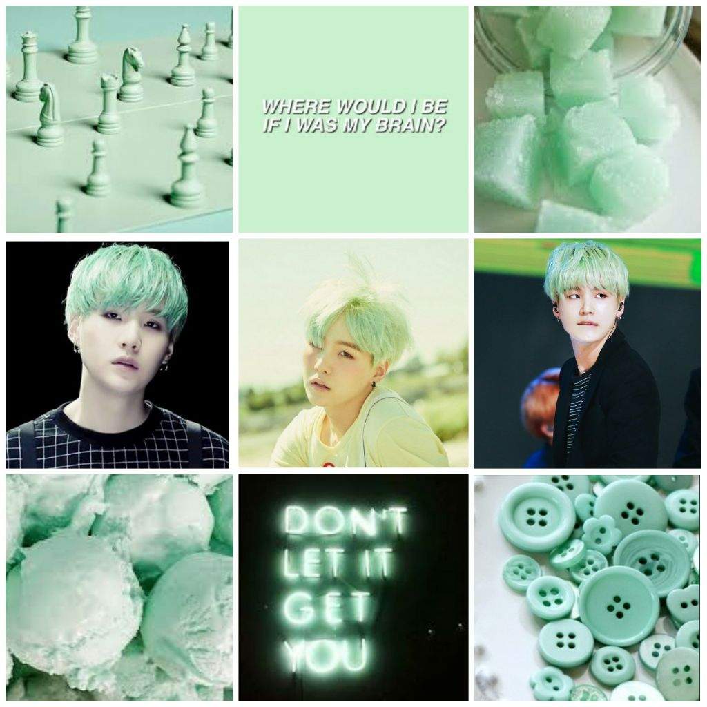 Mint Suga Moodboard | k-edits Amino