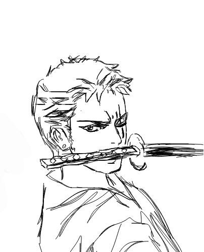 Roronoa Zoro Drawing | One Piece Amino