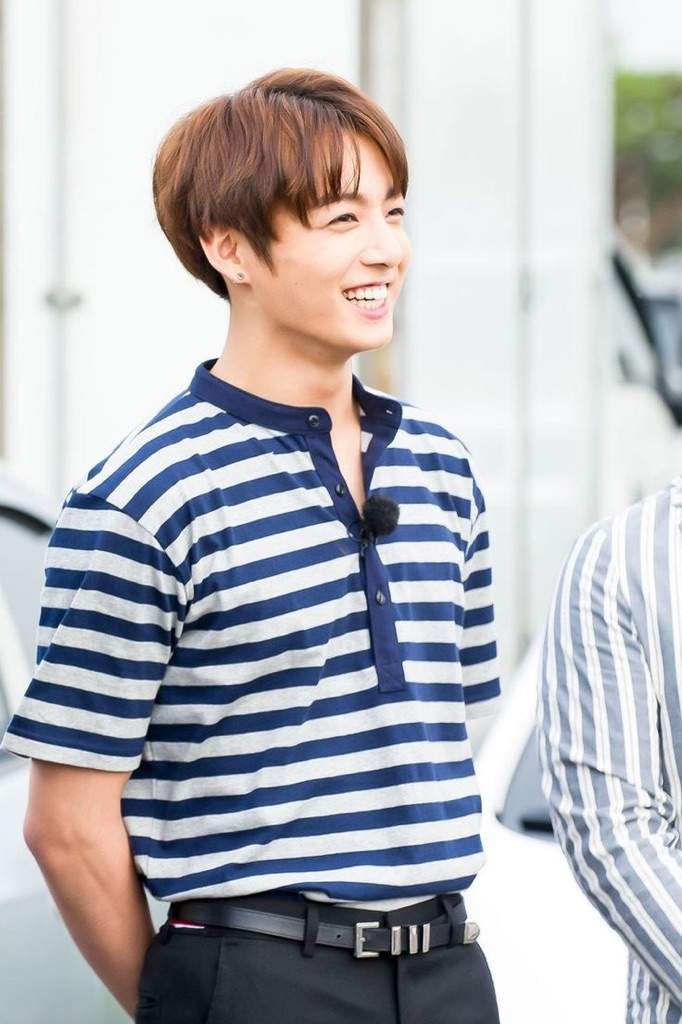 jungkook in blue shirt